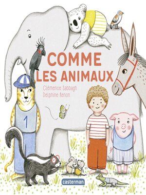 cover image of Mes imagiers tout carrés- Comme les animaux